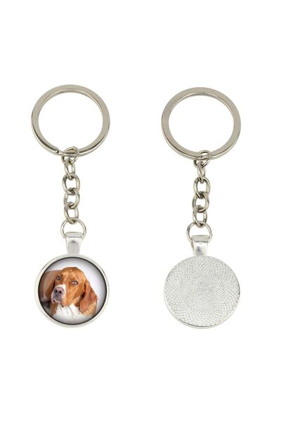 Art - Dog Breloc Art-Dog English Pointer în cutie cadou — Pandantiv metalic p...