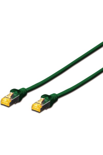 Digitus Καλώδιο Δικτύου Gigabit S/FTP Cat.6a Ethernet 0,25m Πράσινο Κωδικός: ...