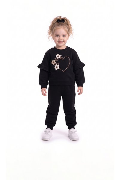 xjoy kids Girl's 3-Piece Fleece Winter Outfit