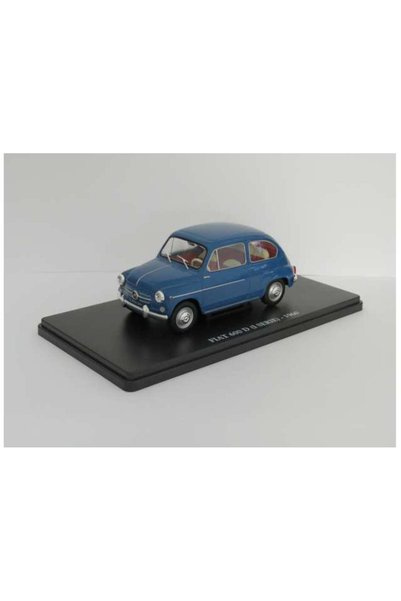 JPT 1960 Fiat 600D Μοντέλο Χυτού Μετάλλου 1:24 Μπλε