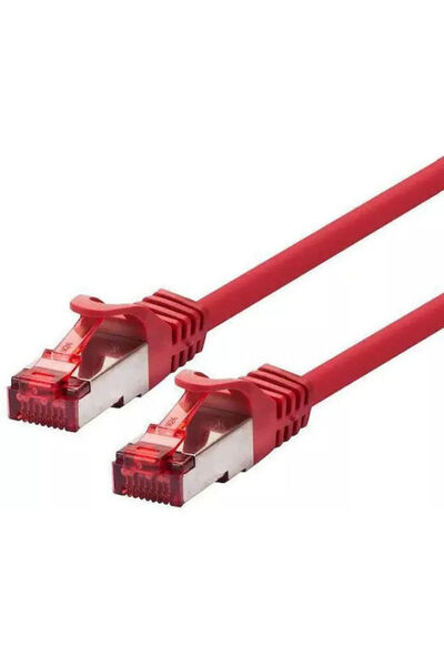 Logon Καλώδιο Δικτύου S/FTP Cat.6 Ethernet 15m Κόκκινο 1 Τεμάχιο Κωδικός: TCR...