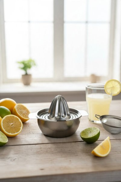 Luca Mia Italian Stainless Steel Citrus Juicer