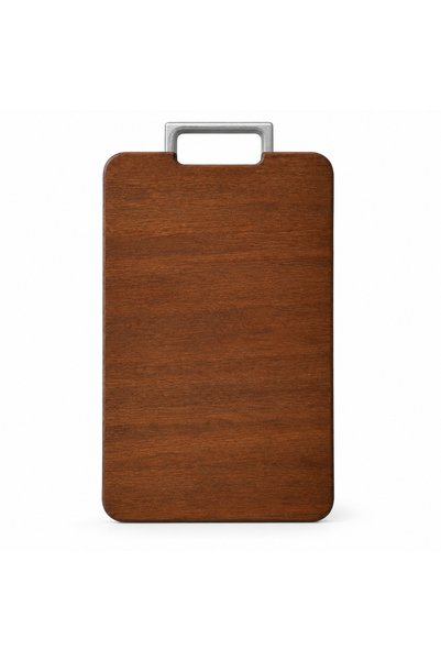 FOXMAG24 Tocător din lemn maro 36x24x2.3 cm cu mâner și picioare antiderapante