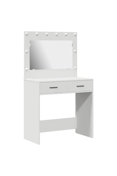 vidaxl Masă de Machiaj cu sertar Alb 78,5 x 41 x 135 cm Lemn compozit