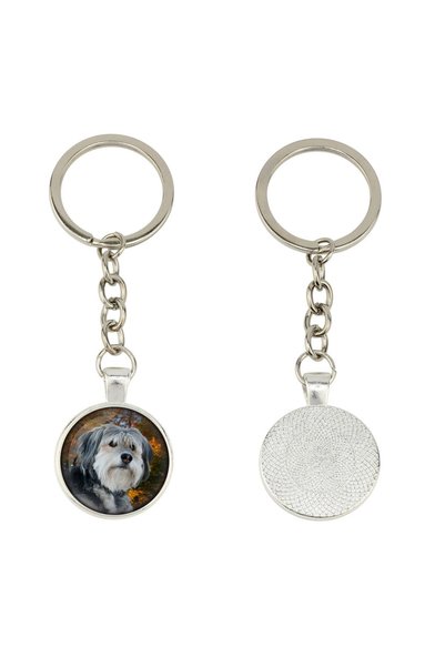 Art - Dog Art-Dog Câine de țară polonez (PON) Breloc foto personalizat în cut...