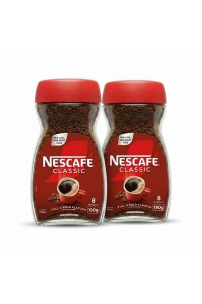 Nescafe عرض قطعتين كلاسيك 190 جرام برازيلي