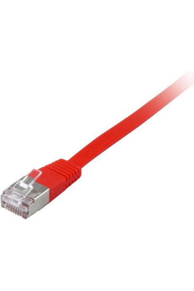 EQUIP Επίπεδο καλώδιο δικτύου Ethernet U/FTP (STP) Cat.6a Gigabit 5m Κόκκινο ...