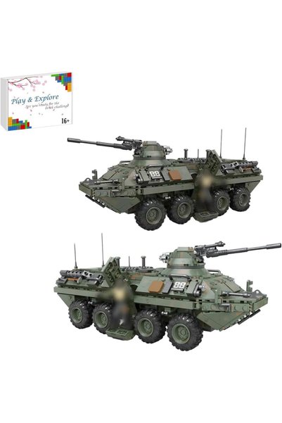 OEM KeKeDuo Cărămizi de Construcție Set de Cărămizi Tanc 1512 Piese