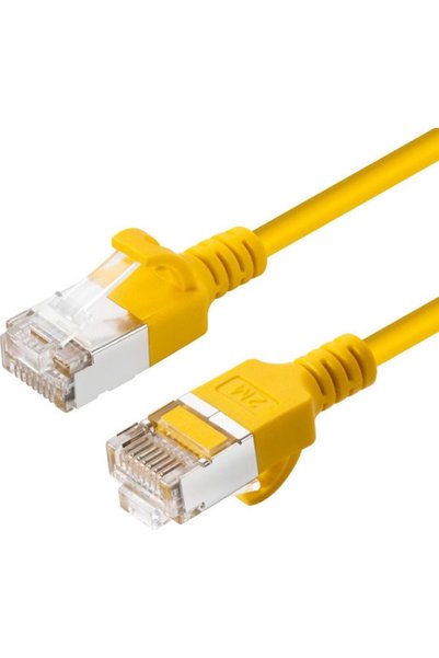 MicroConnect Καλώδιο Δικτύου Ethernet U/UTP Cat.6a 0,25m Κίτρινο 1 τεμ.