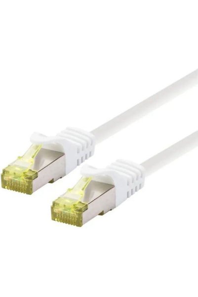 Logon Επαγγελματικό καλώδιο patch Pro S/FTP AWG26 LSOH 25m Cat.6a 500MHz Λευκ...