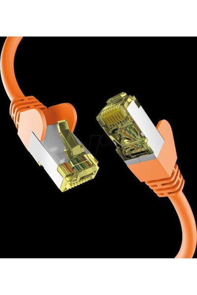 EFB Καλώδιο Δικτύου S/FTP Cat.6a (Gigabit) Ethernet 25m Πορτοκαλί Κωδικός: EC...
