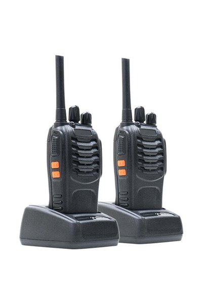 FOXMAG24 Set din 2 piese, stație radio programabilă, cu baterii, încărcător ș...