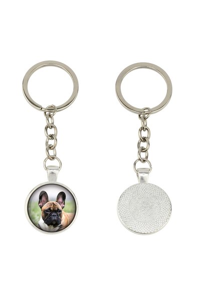 Art - Dog Breloc personalizat Art-Dog Bulldog Francez în cutie cadou – Pandan...
