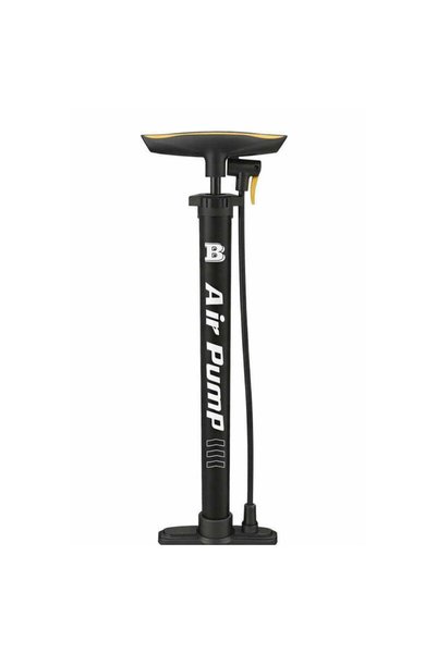 FOXMAG24 Pompă manuală metalică, neagră, furtun flexibil, Presta/Schrader