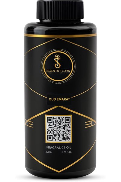 SCENTA FLORA Oud Emarat Fragrance Oil for Scent Diffusers 200ml | Traditional...