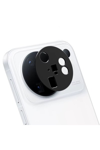 CaseOnn واقي عدسة الكاميرا الممتاز 9H، متوافق مع هاتف Vivo X500، باللون الأسود.