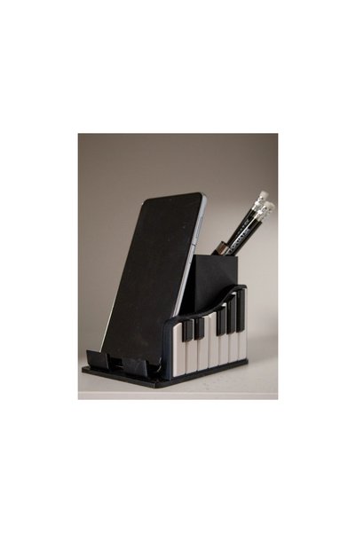 DU&ER Piano-Shaped Desktop Organizer, Phone Stand, and Pen Holder.