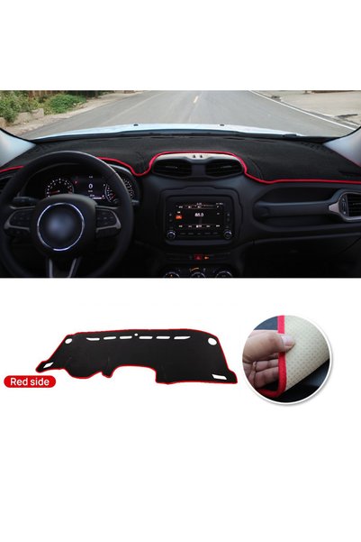 Choice Red Side For Jeep Renegade BU 2015-2025 Car Dashboard Cover Mat Sun Sh...