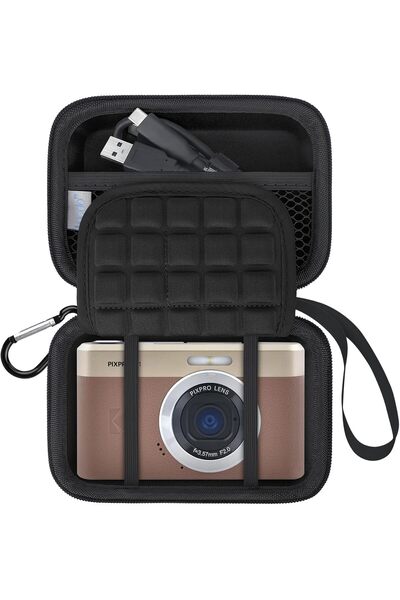 Generic حقيبة كاميرا متوافقة مع كاميرا KODAK PIXPRO C1 الرقمية، باللون الأسود