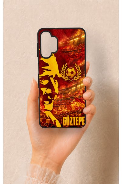 Vip Case Samsung A32 Compatible Silicone Case with a Göztepe-Themed Pattern.