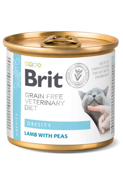 Brit Grain Free VD Obesity canned wet cat food 200 gr