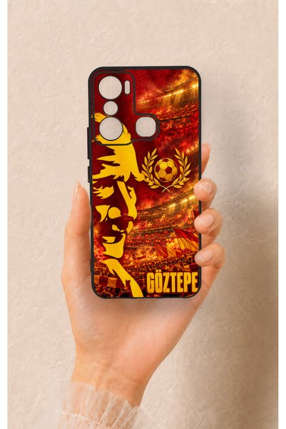 Vip Case Infinix Hot 20I Compatible Silicone Case with a Göztepe-Themed Design.