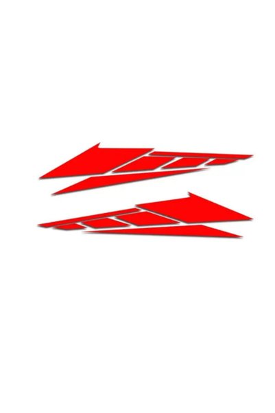 Choice Red 1 Pair Motorcycle Front Fender Anti-Scratch Waterproof Motorbike C...