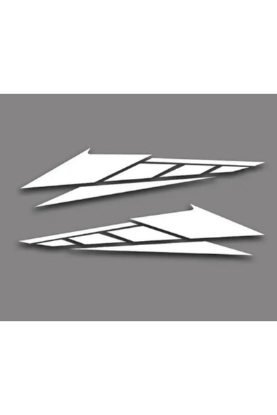 Choice white 1 Pair Motorcycle Front Fender Anti-Scratch Waterproof Motorbike...