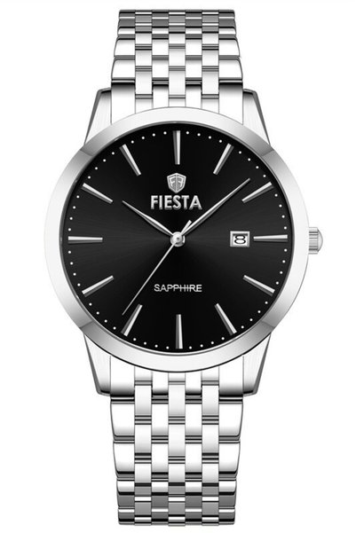 Fiesta F26007M Men's Watch with Steel Strap.