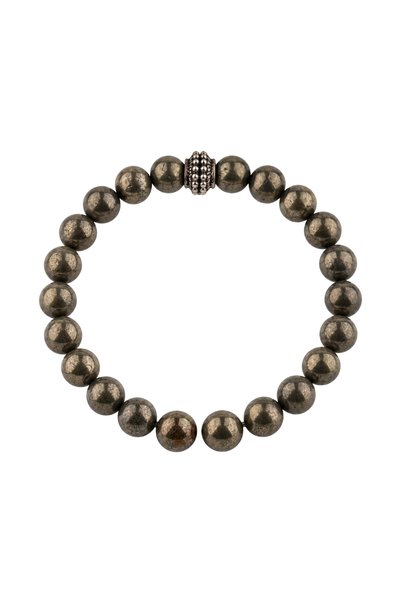 ALUULA Zawira Pyrite Natural Stone Bracelet 8mm