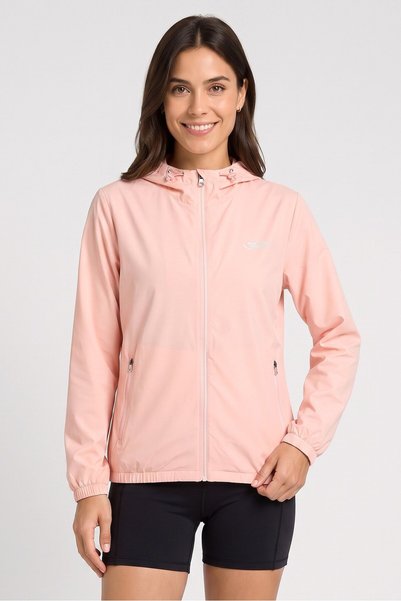 Anta Women Sportswear Fit Long Sleeve Outdoor Jacket, Peach