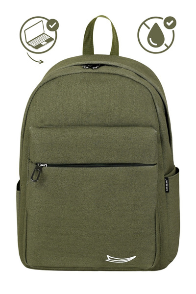 Baggor Waterproof Laptop Backpack with Compartments - Durable Canvas Fabric, ...