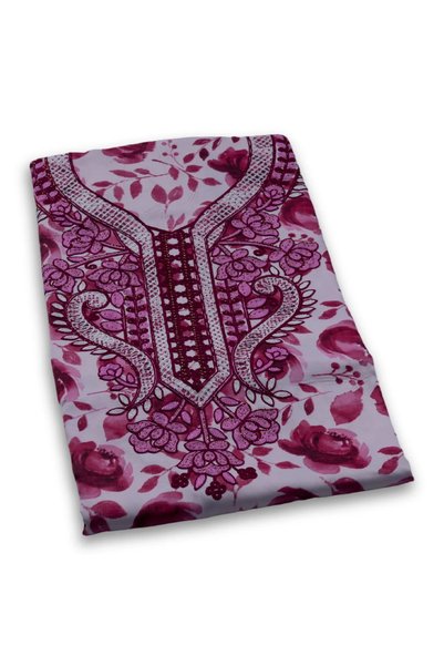 Generic Embroidered Cotton Thobe Design 12 | Kiswat Al Fakhama