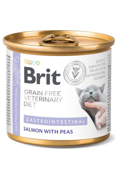 Brit Grain Free VD Gastrointestinal canned wet cat food 200 gr