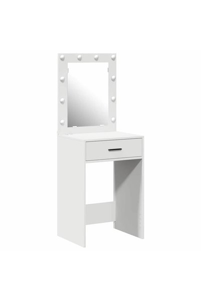 vidaxl Masă de Machiaj cu sertar Alb 50 x 41 x 135 cm Lemn compozit