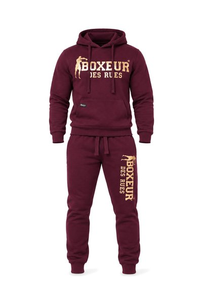 Boxeur Des Rues Ανδρική Χειμερινή Φόρμα Boxeur des Rues: Φούτερ Μπορντό/Χρυσό...