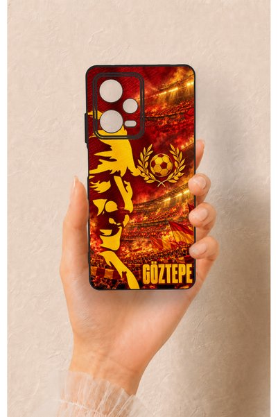 Vip Case Redmi Note 12 Pro 5g Compatible Silicone Case with a Göztepe-Themed ...