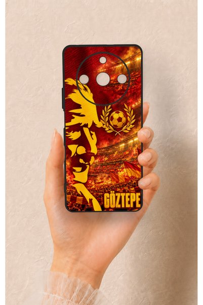 Vip Case Realme 11 Pro Compatible Silicone Case with a Göztepe-Themed Pattern.