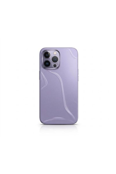 kılıfınbenden Iphone 13 pro max lilac silicone case model.
