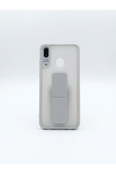 kılıfınbenden Huawei P 30 Lite Gray Case with Stand Model