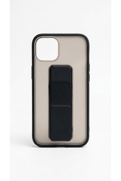 kılıfınbenden Iphone 13 pro black case with stand.