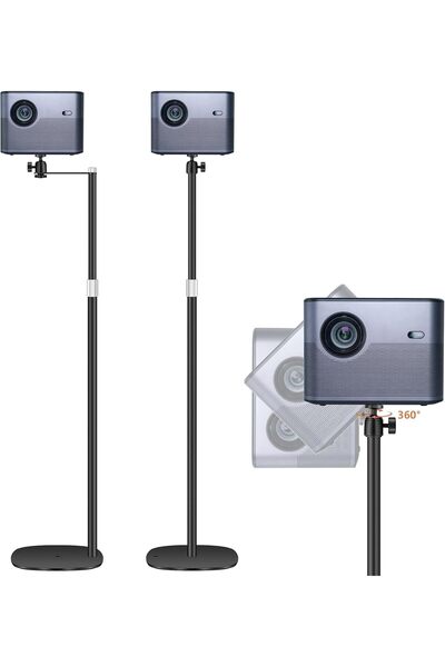 Generic Projector Stand, Universal Projector Floor Stand, 160CM Adjustable He...