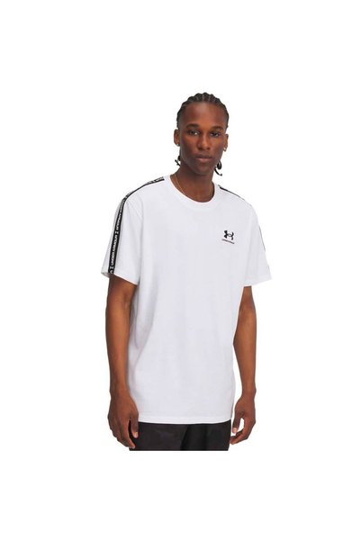 Under Armour ICON HWT TEE TAPING 1390300-100 Λευκό