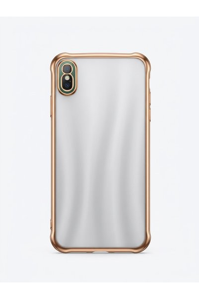 kılıfınbenden غطاء هاتف آيفون XS Max بإطار أخضر من مادة الميكا.