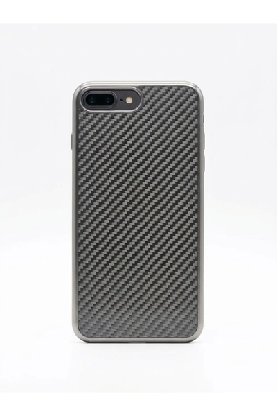 kılıfınbenden Iphone 8 plus / 7 plus black carbon fiber case model.