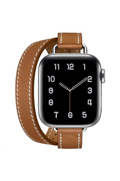 GENERAL Leather Watch Band Compatible with Apple Watch Band 40mm 41mm 42mm 44...
