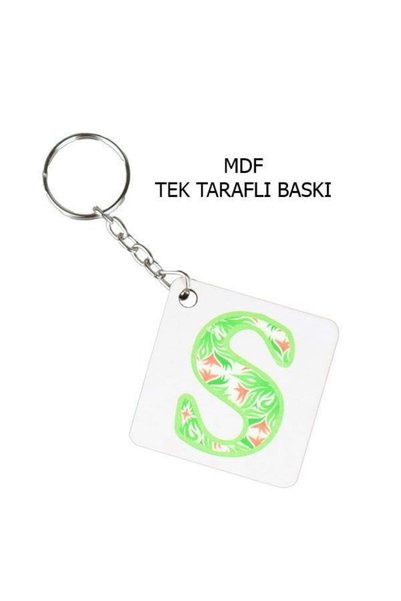 STAR FILM Sublimation Eco.Mdf Single-Sided Keychain - Square