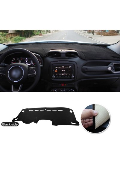 Choice Black Side For Jeep Renegade BU 2015-2025 Car Dashboard Cover Mat Sun ...