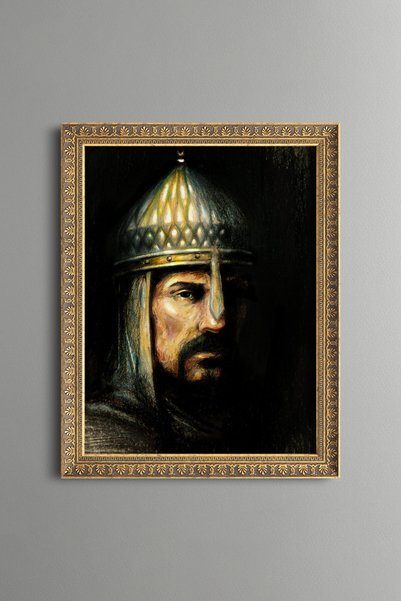 epiqart سلطان ألبرسلان - لوحة فنية عتيقة - تصميم أنيق
