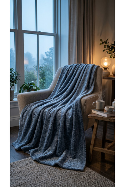 cmn home Çift kişilik soft battaniye embos 200x240